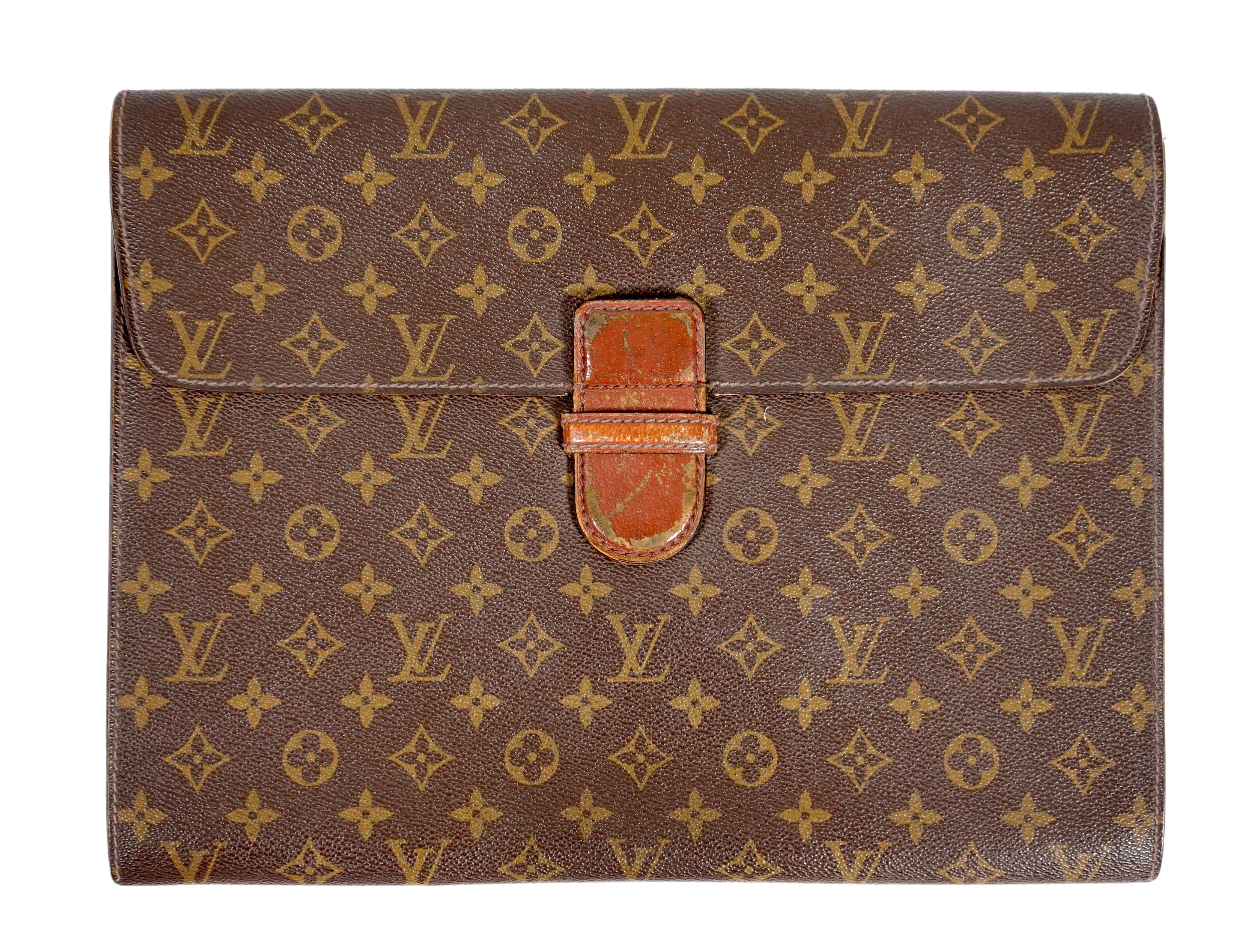 A Louis Vuitton Monogram canvas Posh Ministre briefcase, width 37.5cm, height 29cm, depth 3cm